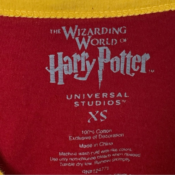 Universal Studios Harry Potter Quidditch Jersey T-Shirt - Picture 11 of 12